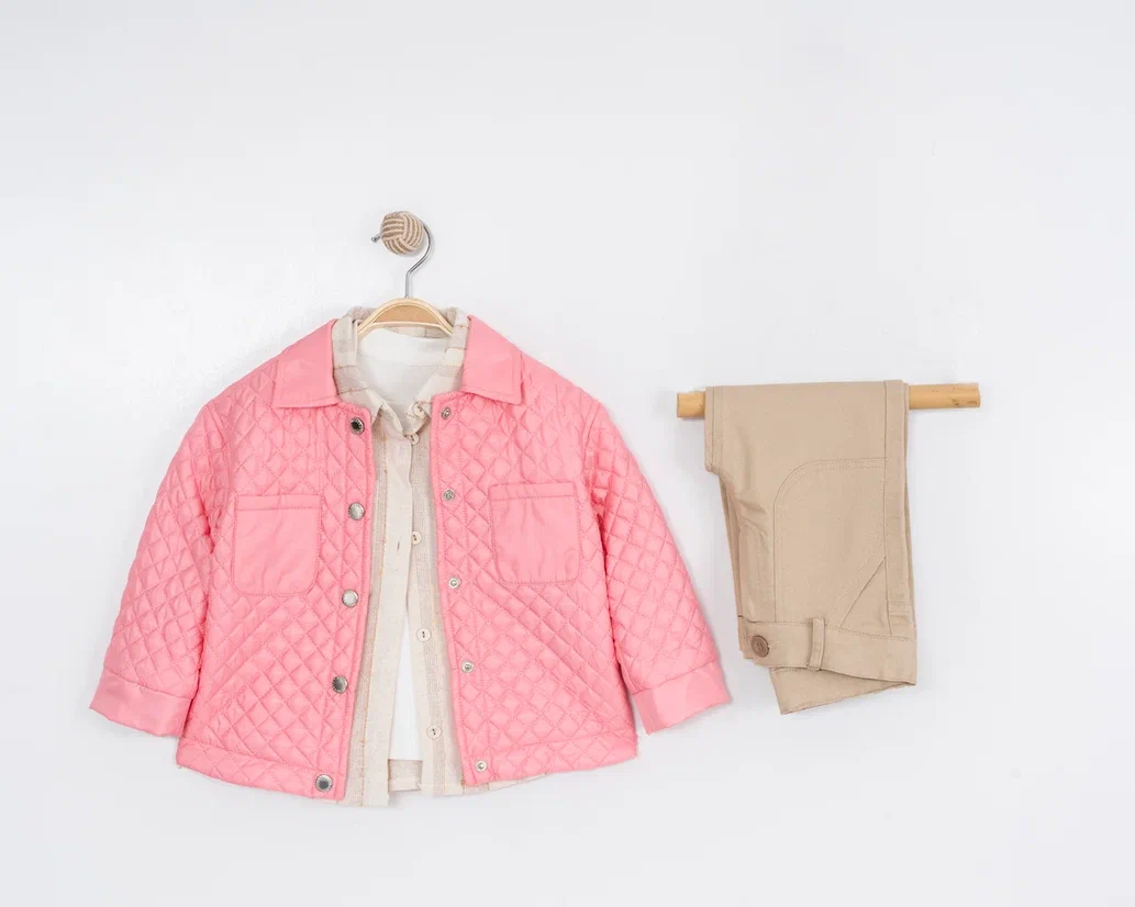 Ensemble 4 pieces Jacket+chemise+Tshirt+jean