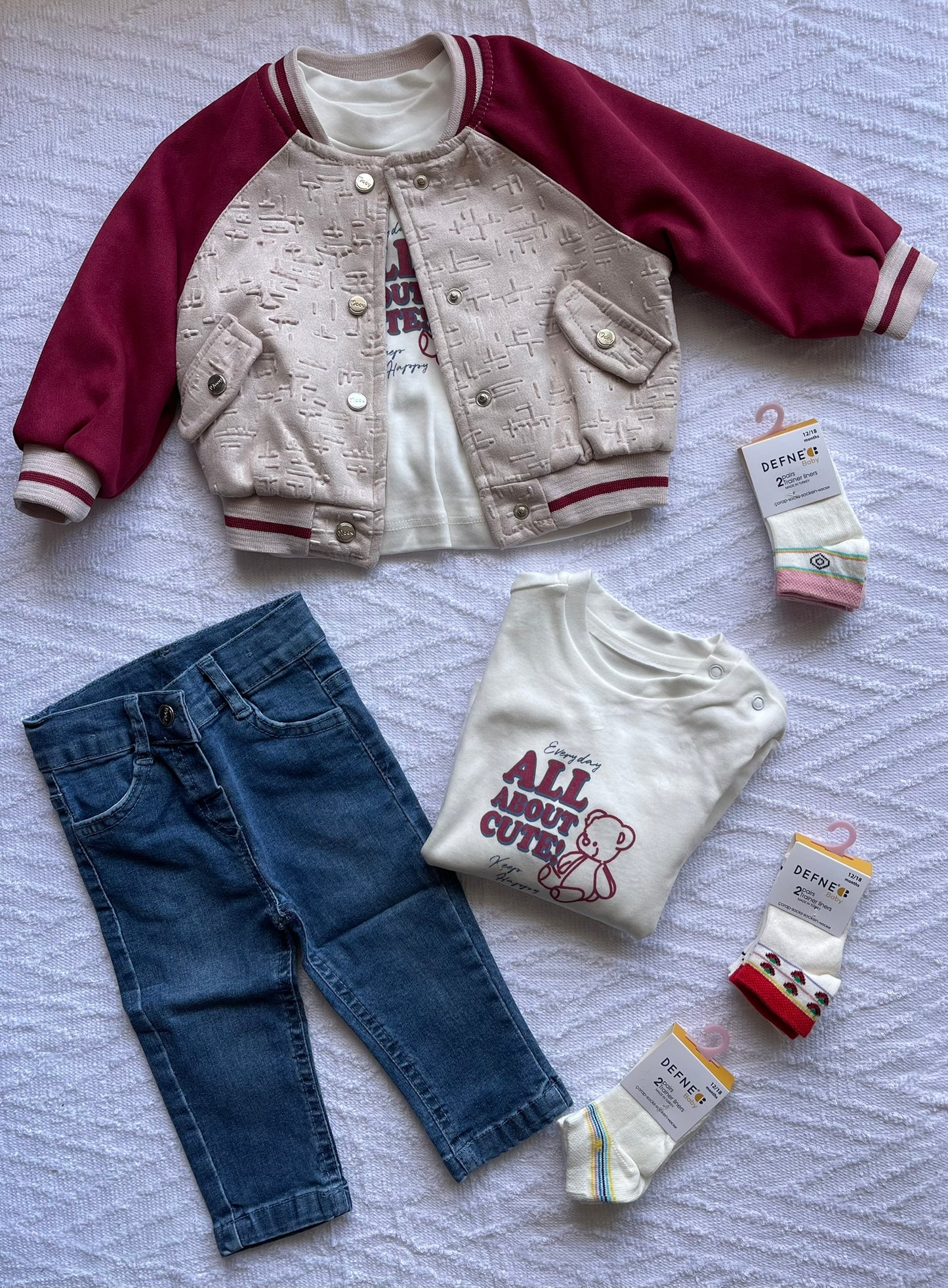 Ensemble 3 pieces Jacket+Tshirt+pantalon