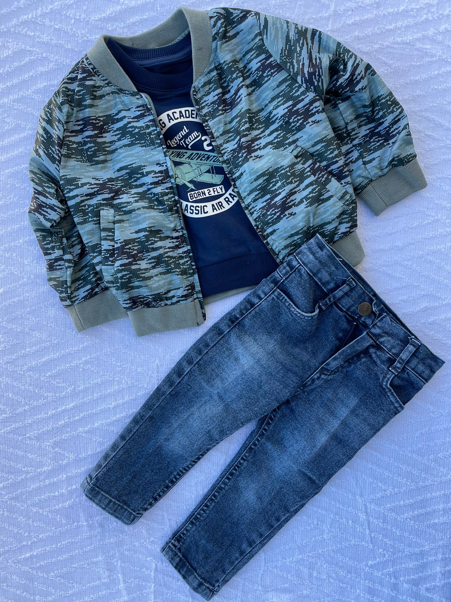 Ensemble 3 pieces Jacket2faces+sweatshirt+pantalon