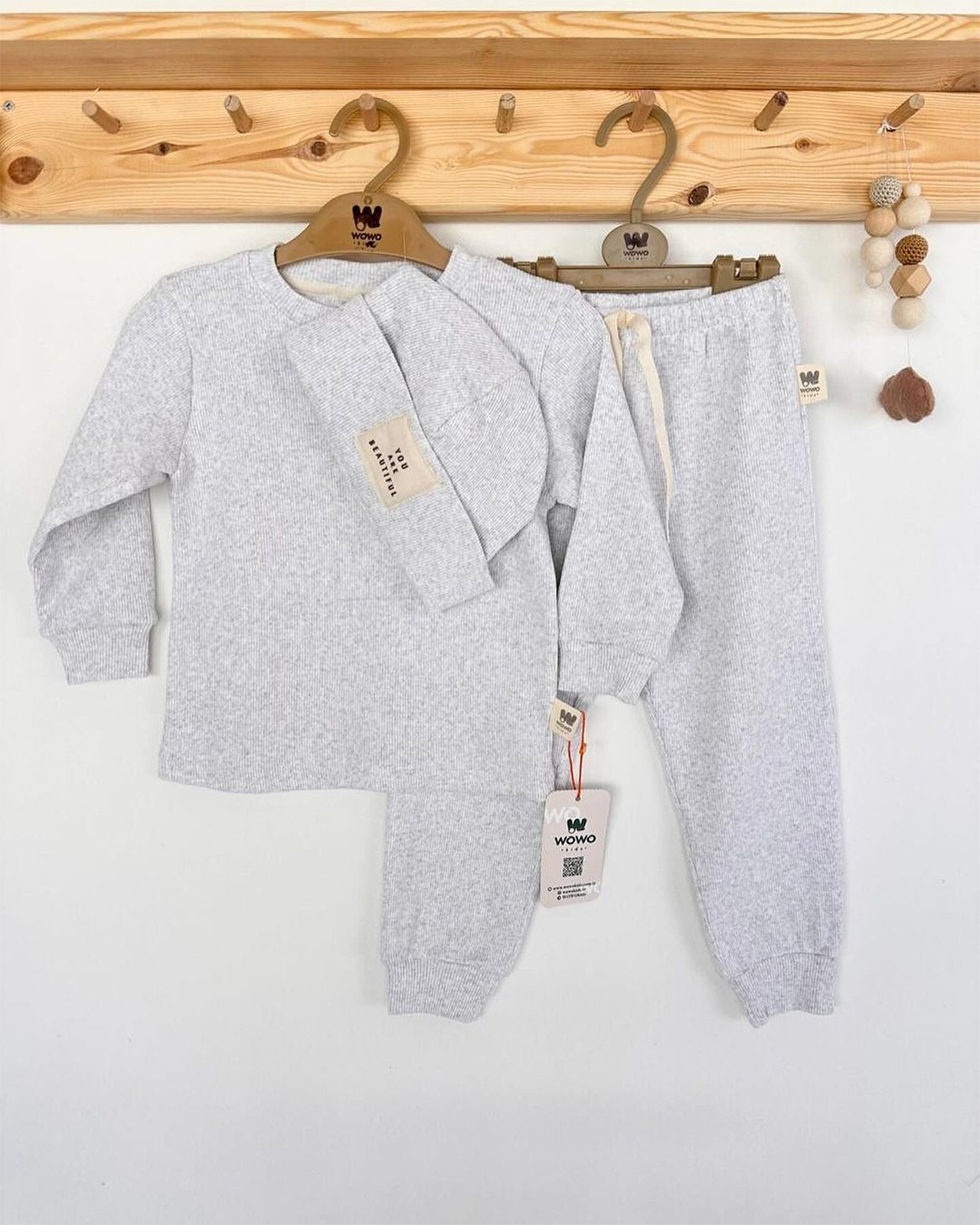 Ensemble unie 3 pieces tricot