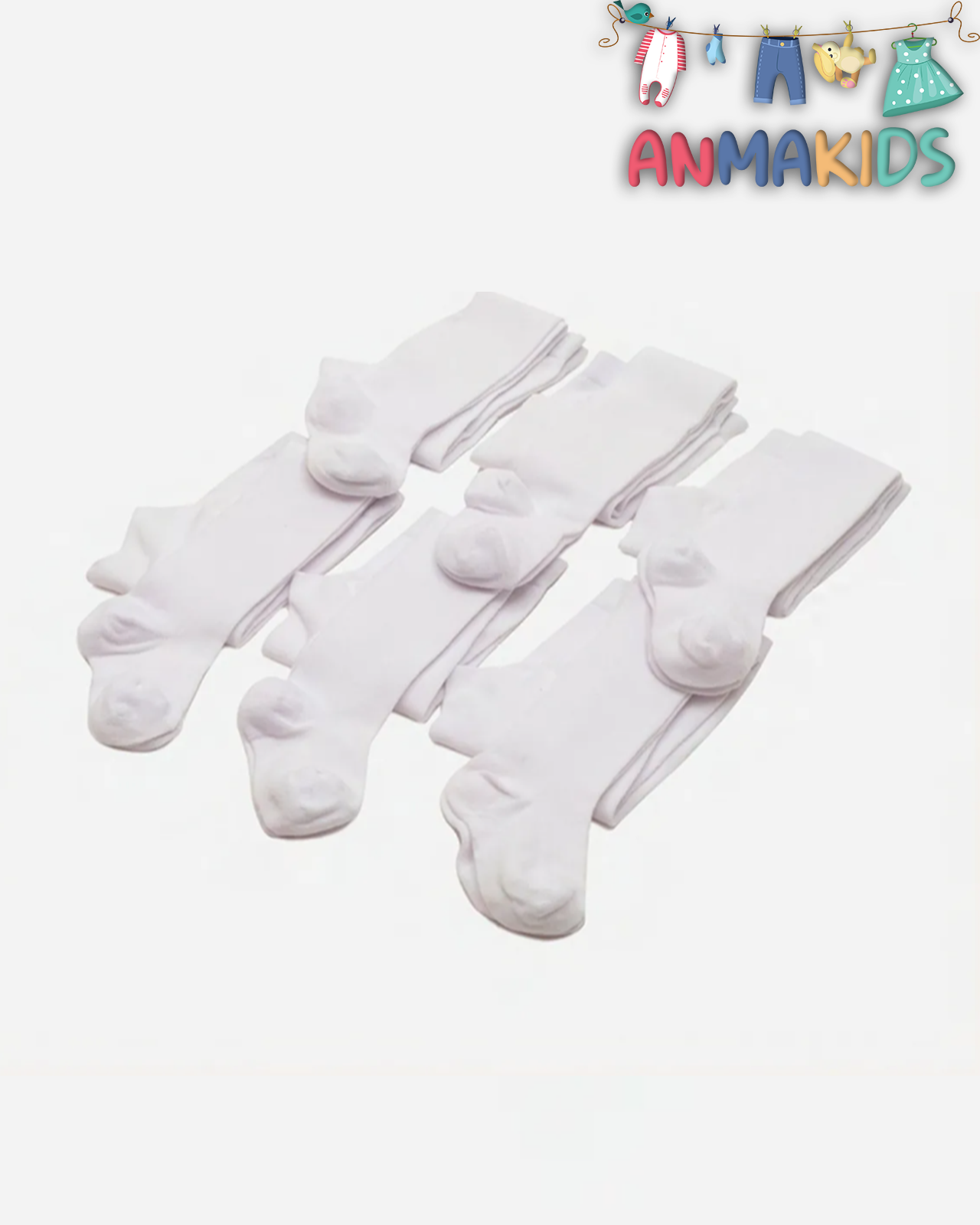 Collant unie épais 80% coton