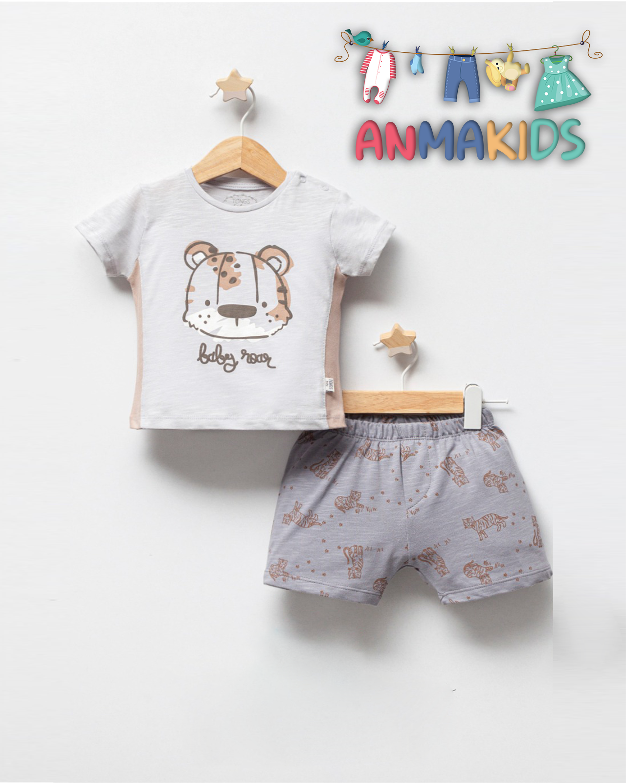Ensemble 2 pièces coton Tshirt+Short