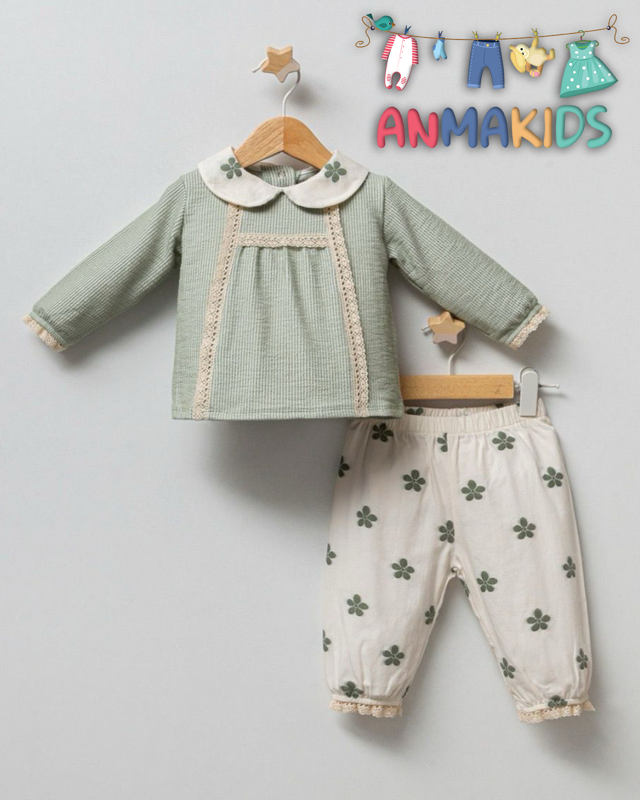 Ensemble 2 pièces pour bébé fille