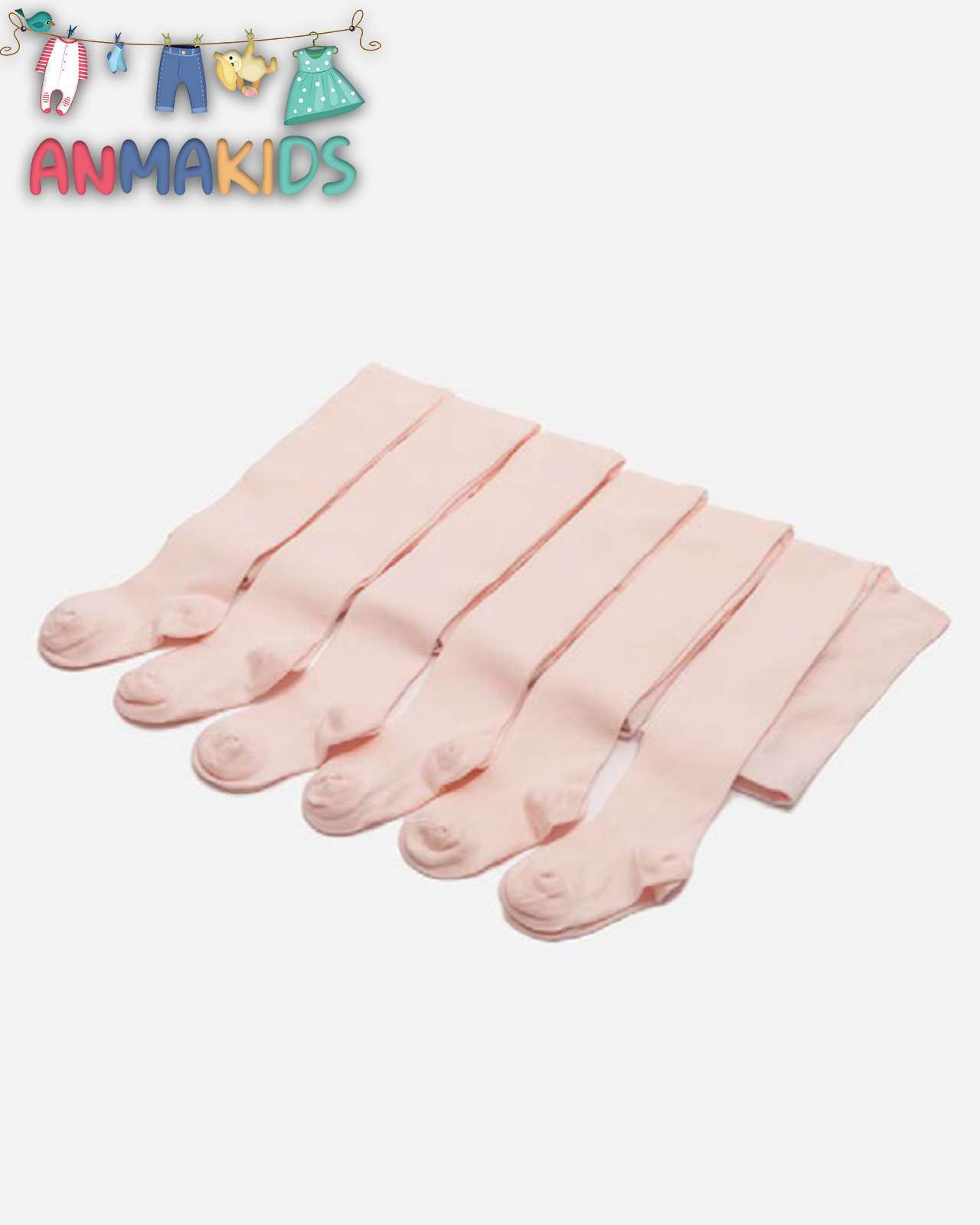 Collant unie épais 80% coton