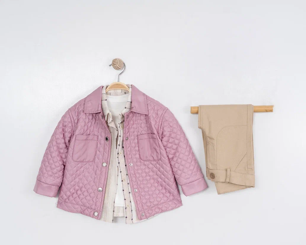 Ensemble 4 pieces Jacket+chemise+Tshirt+jean