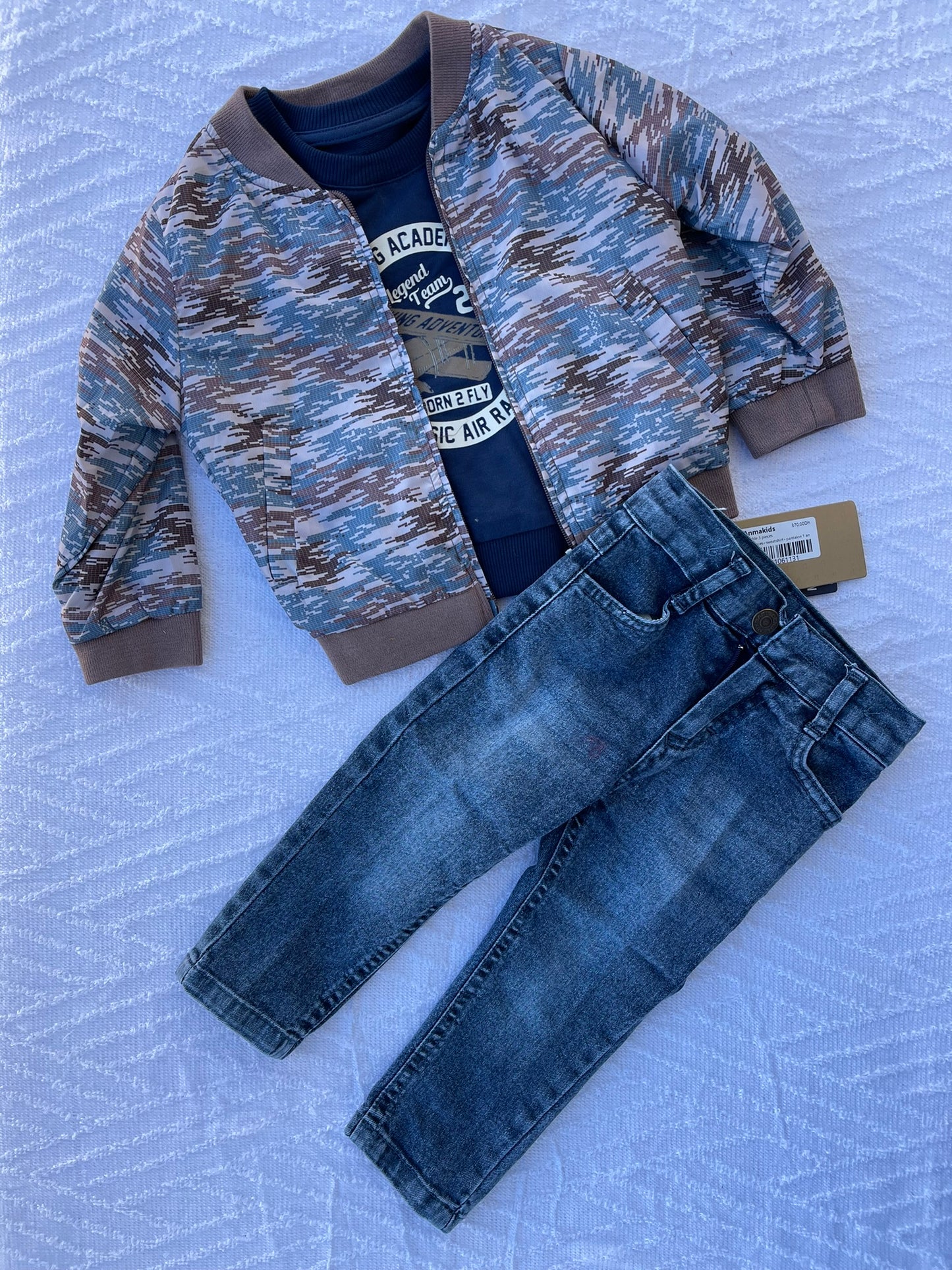 Ensemble 3 pieces Jacket2faces+sweatshirt+pantalon