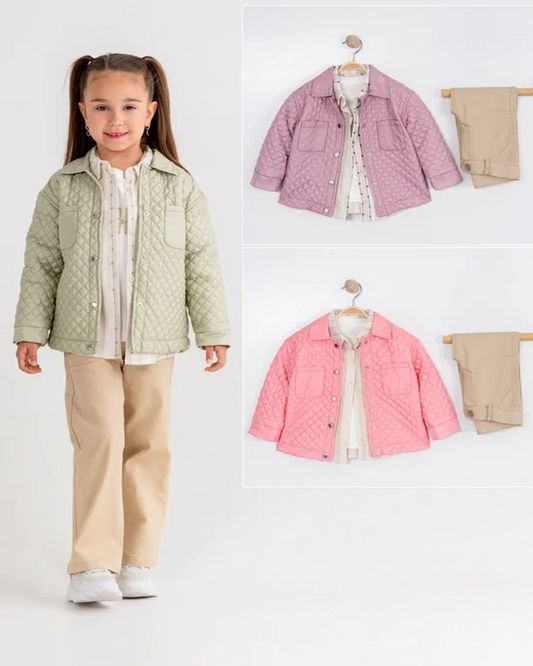 Ensemble 4 pieces Jacket+chemise+Tshirt+jean