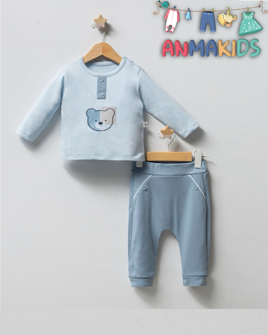 pyjama petit ours 2 pièces 100% coton