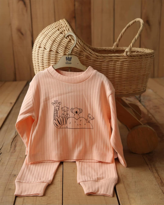 Ensemble 2 pièces unie coton
