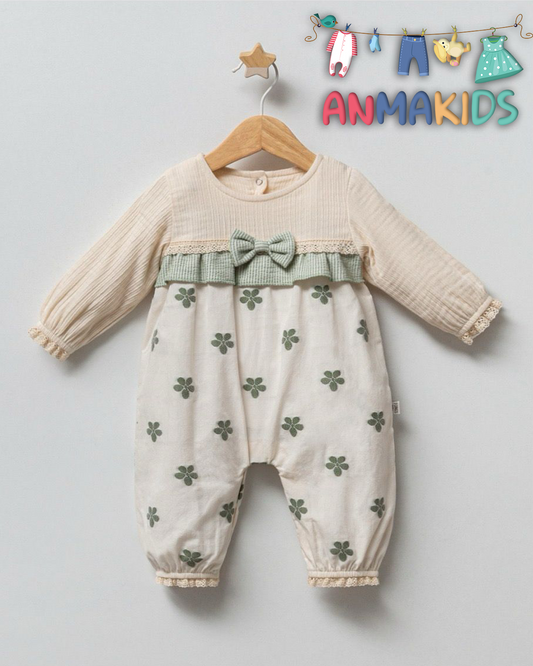 Grenouillère petites fleurs