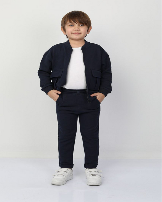 Ensemble 2 pièces Jacket avec zip et pantalon